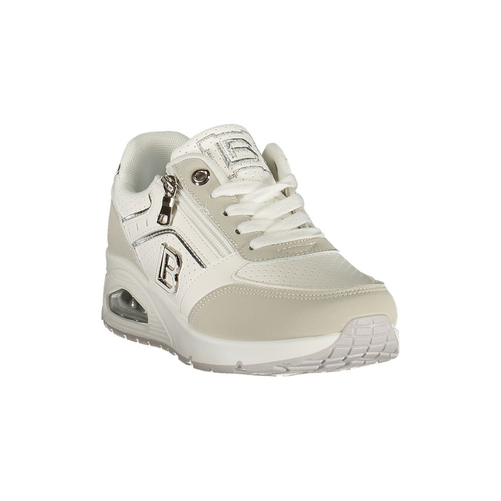 Laura Biagiotti Bianco Poliestere Damensneaker