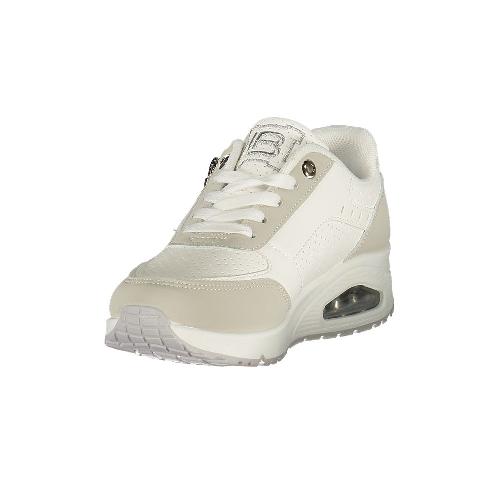 Laura Biagiotti Bianco Poliestere Damensneaker