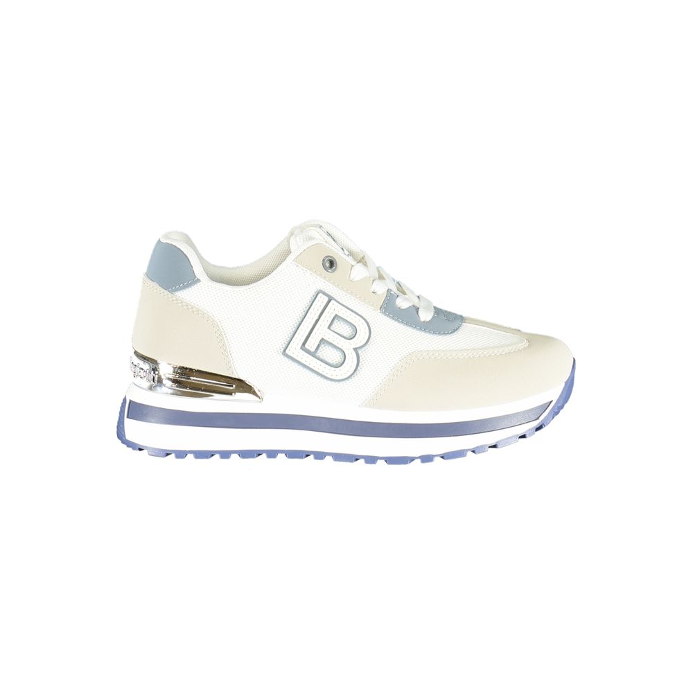 Laura Biagiotti Women's White Polyurethane Sneakers