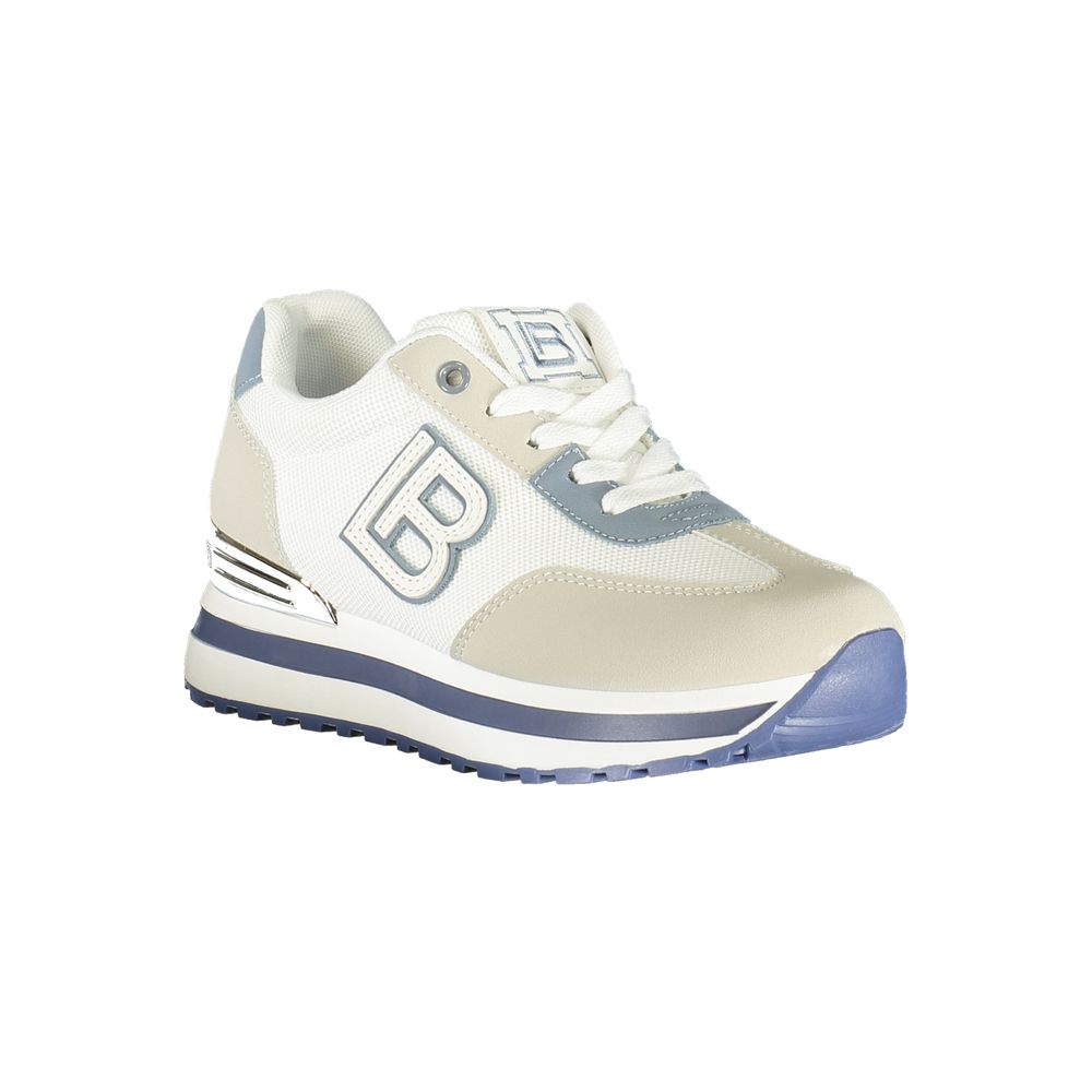 Laura Biagiotti Women's White Polyurethane Sneakers