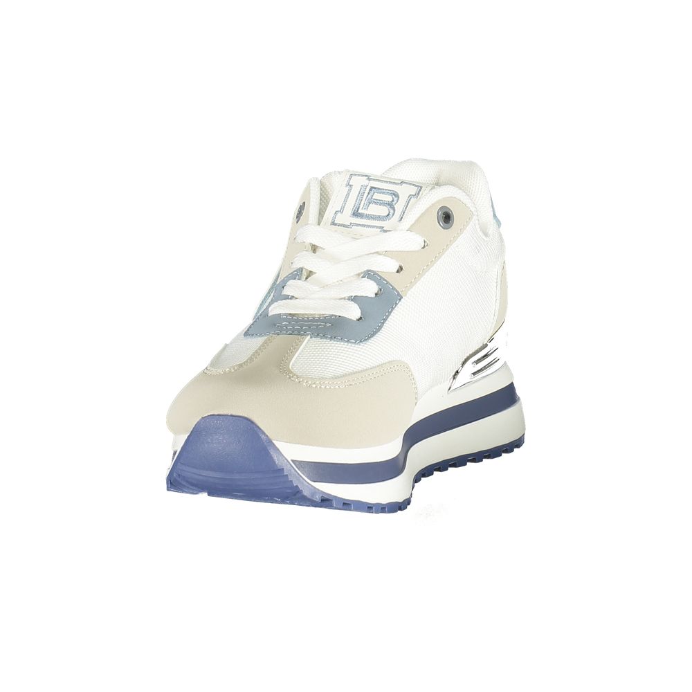 Laura Biagiotti Women's White Polyurethane Sneakers
