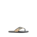 Burberry Mehrfarbige Flip-Flop-Sandalen aus Polyamid