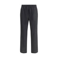 Dolce & Gabbana Grey Fleece Wool Trousers