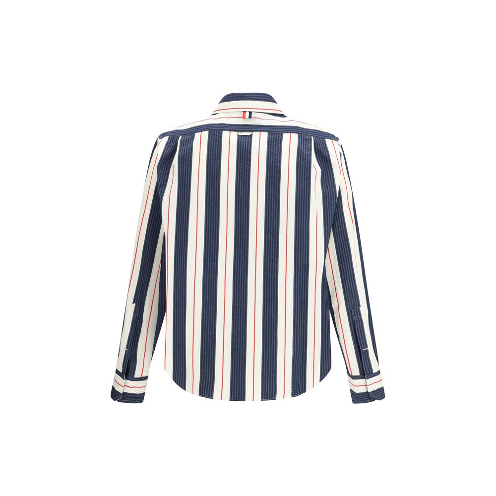 Thom Browne Mehrfarbiges Baumwollhemd mit Muster