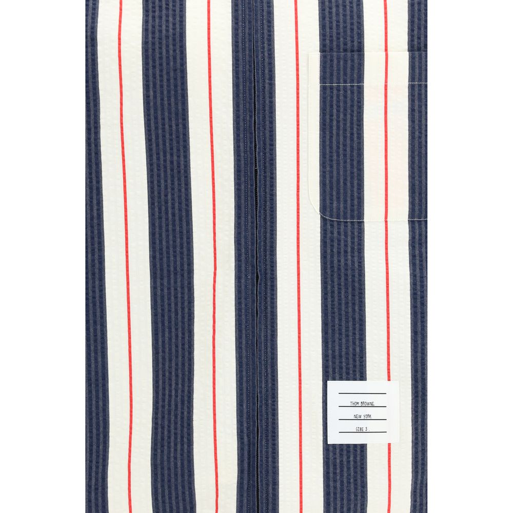 Thom Browne Mehrfarbiges Baumwollhemd mit Muster