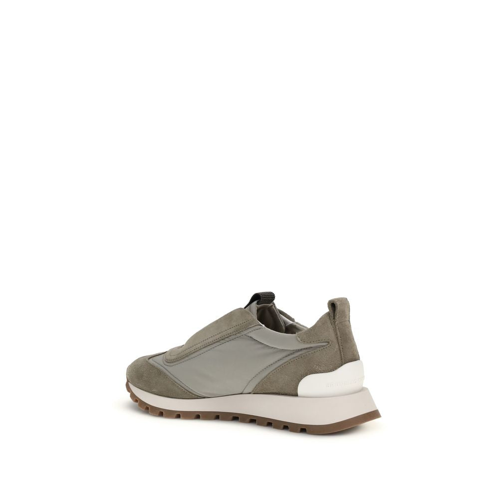 Brunello Cucinelli Two-Tone Polyester Sneakers