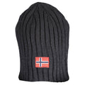 Norway 1963 Schwarze Herrenkappe aus Acryl