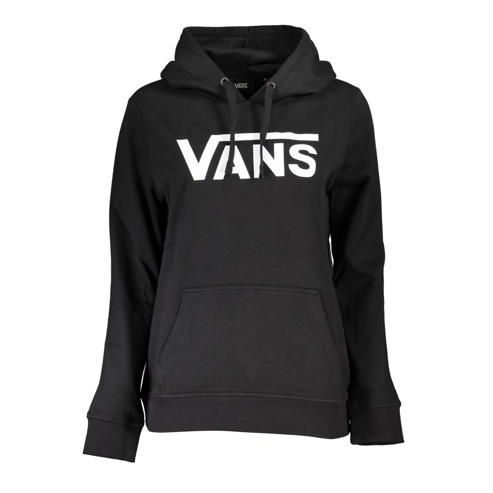 Vans Schwarzer Baumwoll-Kapuzenpullover für Damen