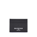 Balenciaga Schwarzes Kalbsleder Bos Taurus Portemonnaie