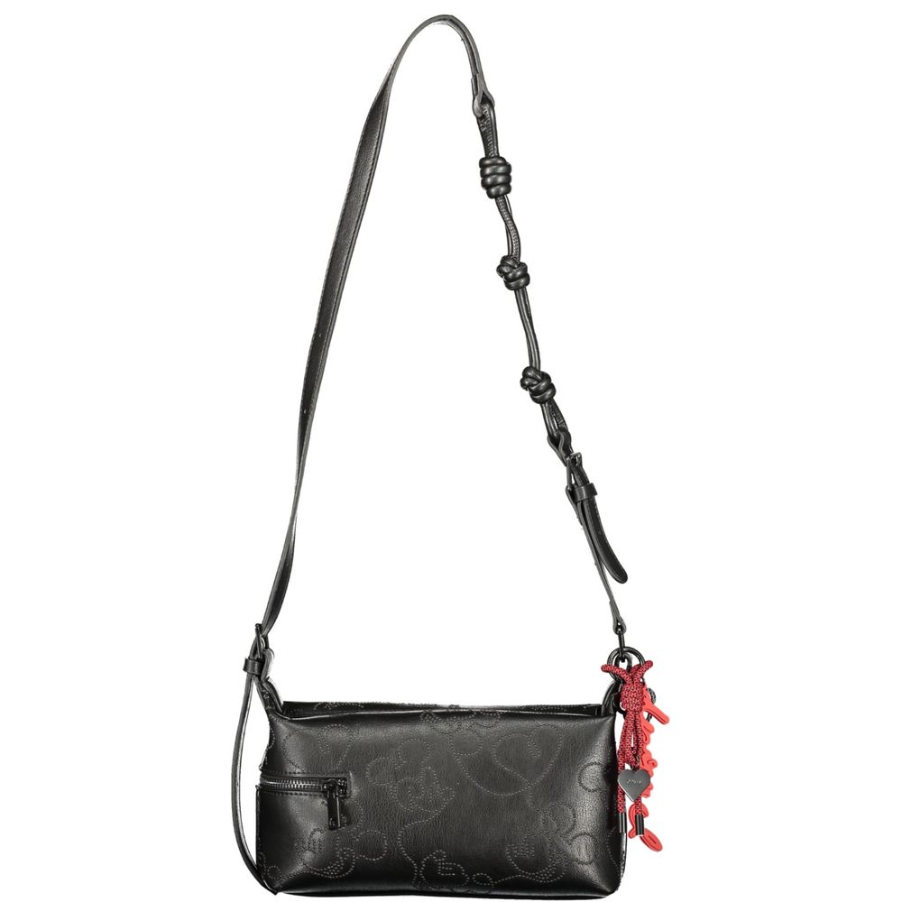Desigual Schwarze Damen-Handtasche aus Polyurethan
