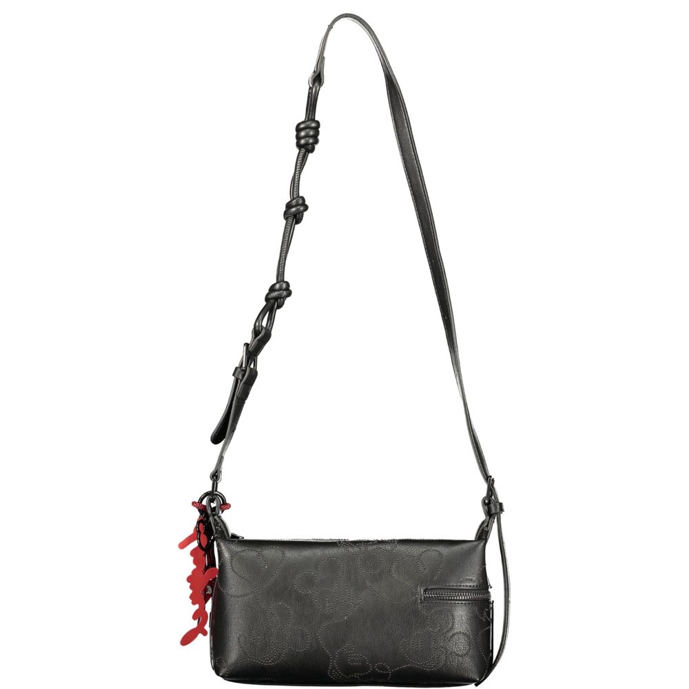 Desigual Schwarze Damen-Handtasche aus Polyurethan