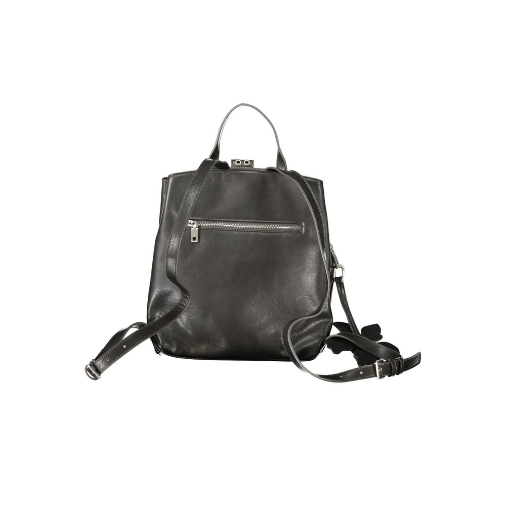 Desigual Schwarzer Rucksack aus Polyurethan für Damen