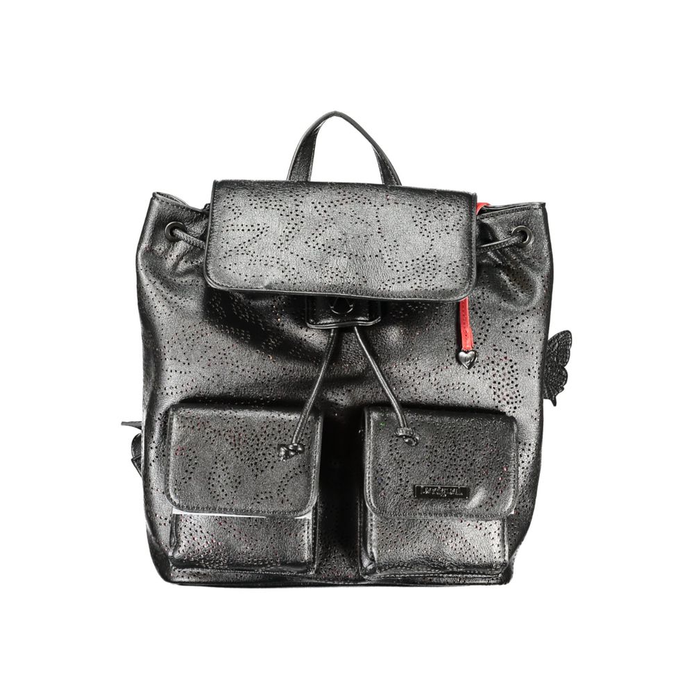 Desigual Schwarzer Mini-Rucksack aus Polyurethan für Damen
