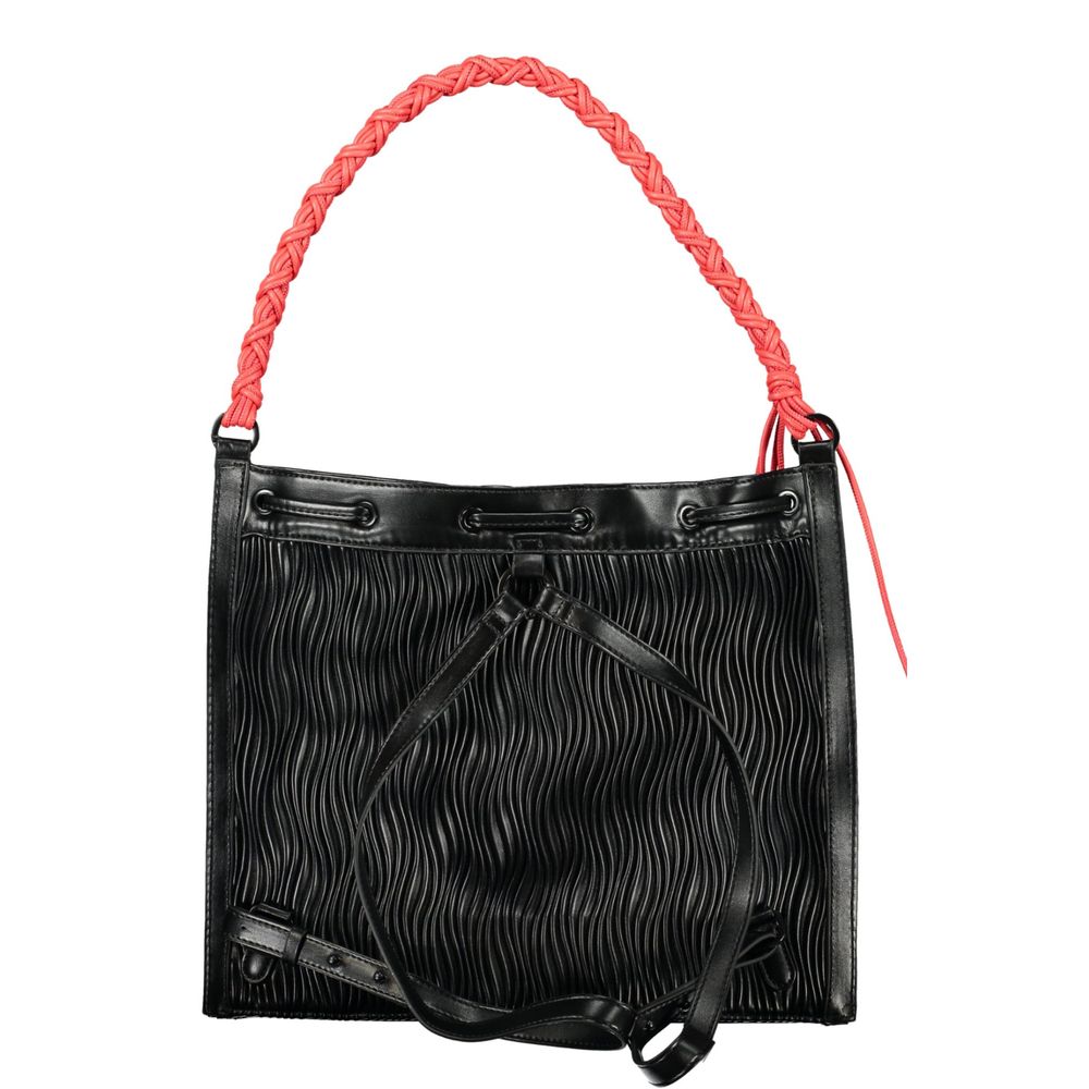 Desigual Schwarzer Rucksack aus Polyurethan für Damen