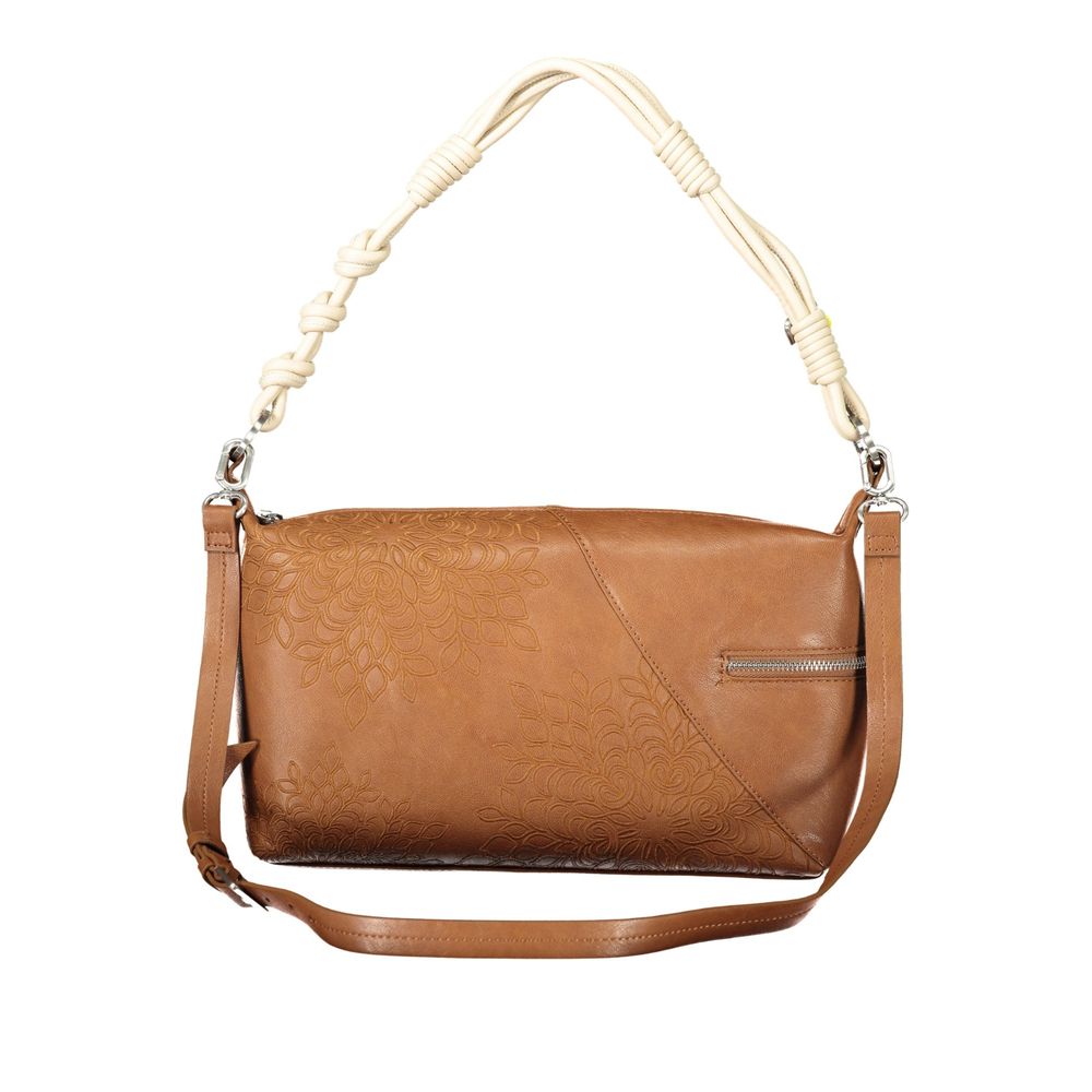 Desigual Women's Brown Polyurethane Shoulder Bag