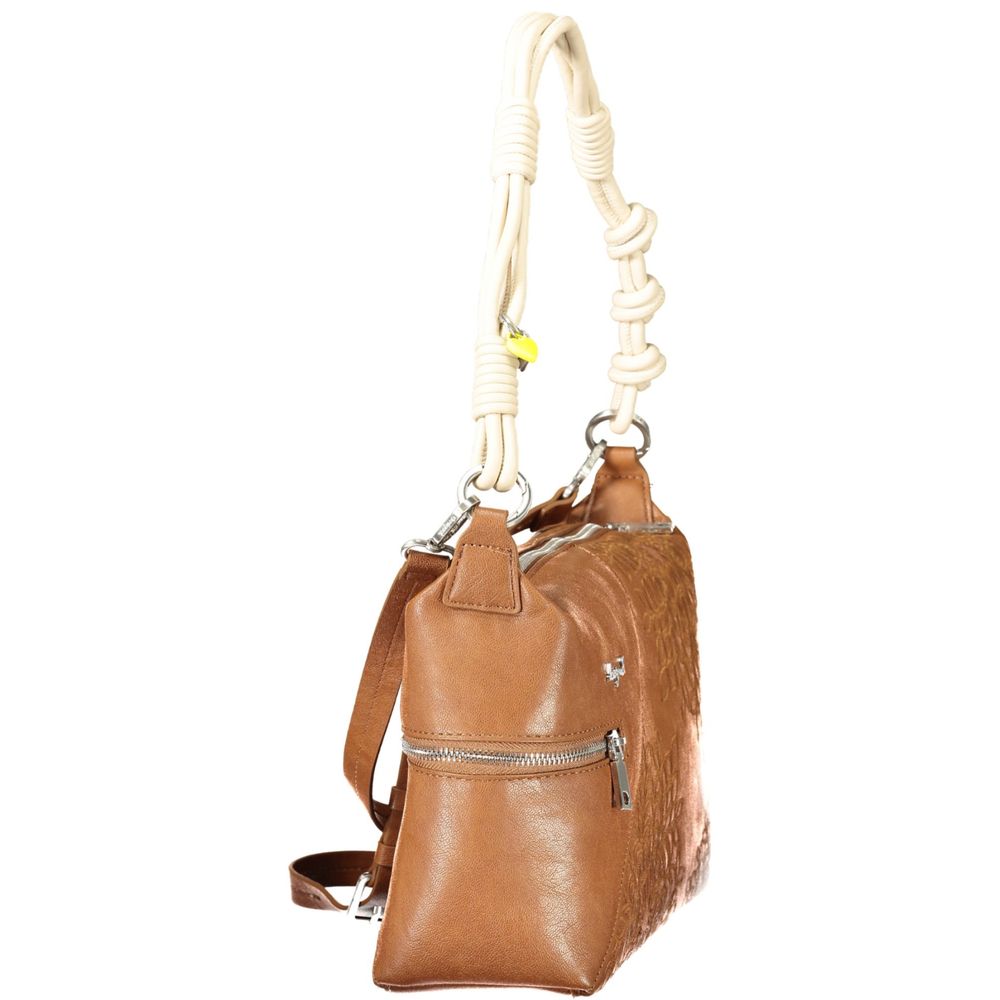 Desigual Women's Brown Polyurethane Shoulder Bag