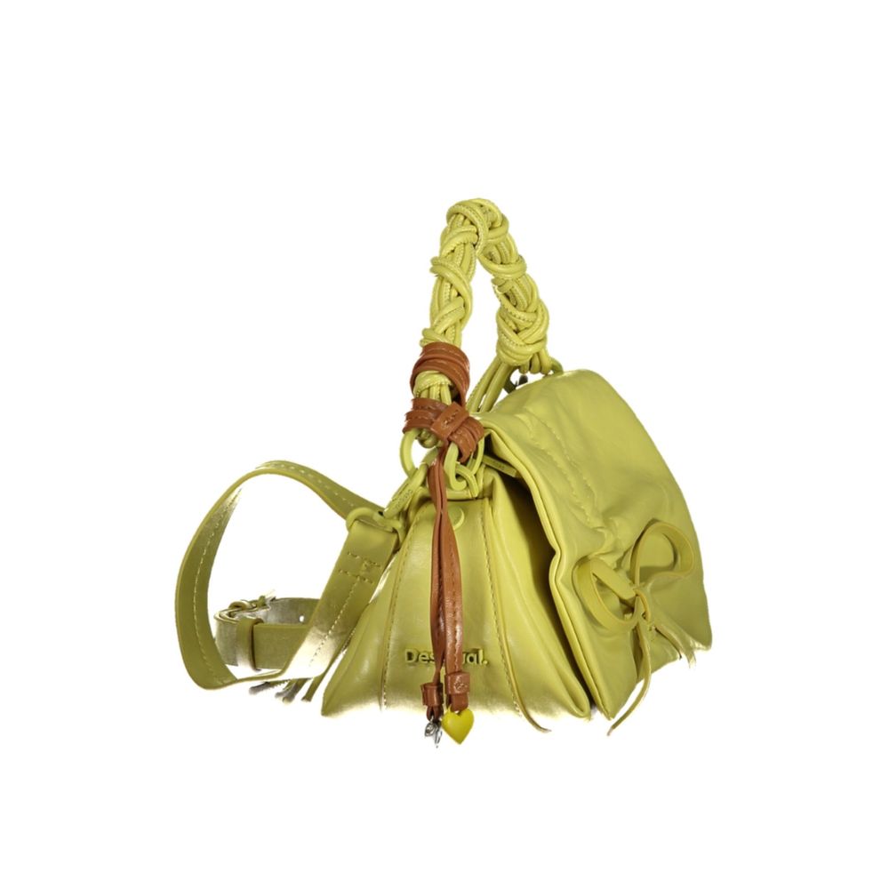 Desigual Gelbe Handtasche aus Polyethylen
