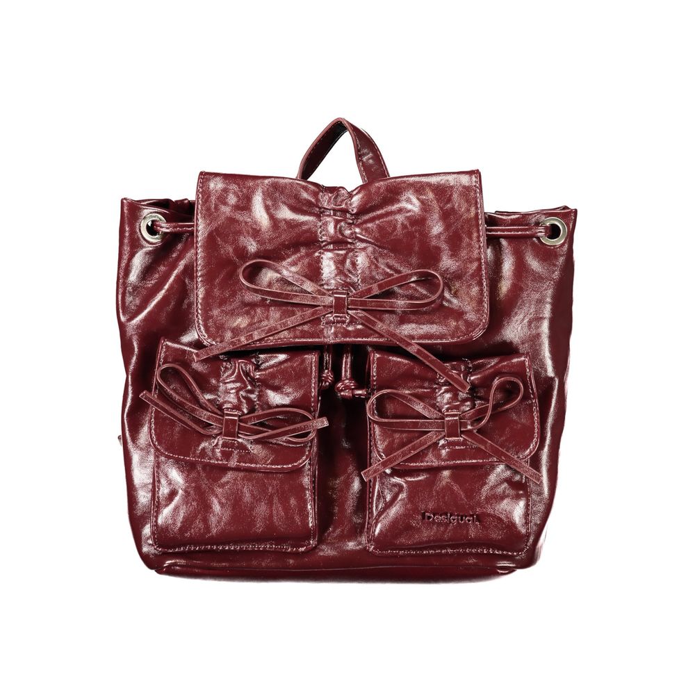 Desigual Women's Burgundy Polyurethane Backpack