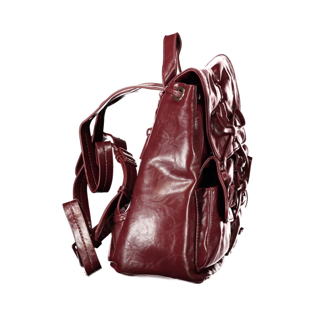 Desigual Women's Burgundy Polyurethane Backpack