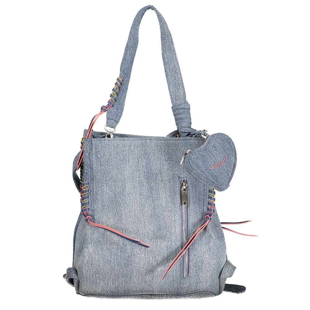 Desigual Azzurro Baumwoll-Rucksack für Damen