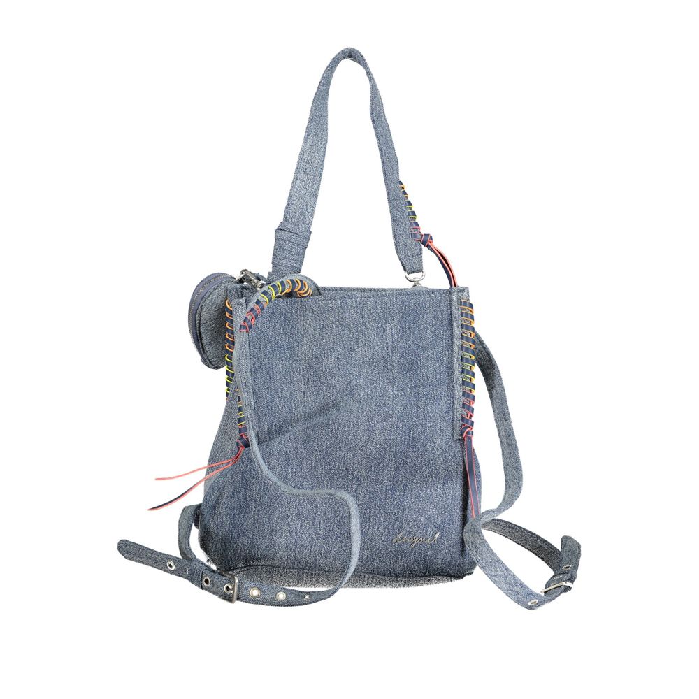 Desigual Azzurro Baumwoll-Rucksack für Damen
