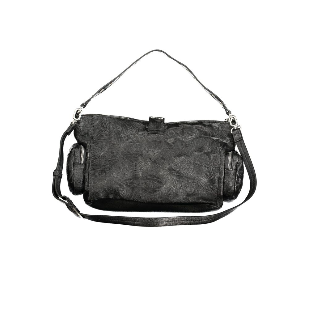 Desigual Nero Poliuretano Handtasche für Damen