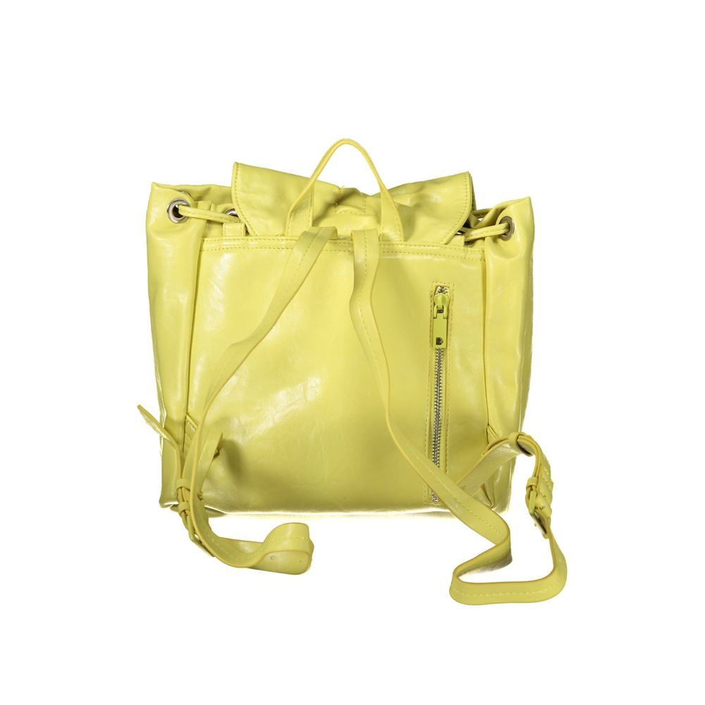 Desigual Gelber Rucksack aus Polyethylen