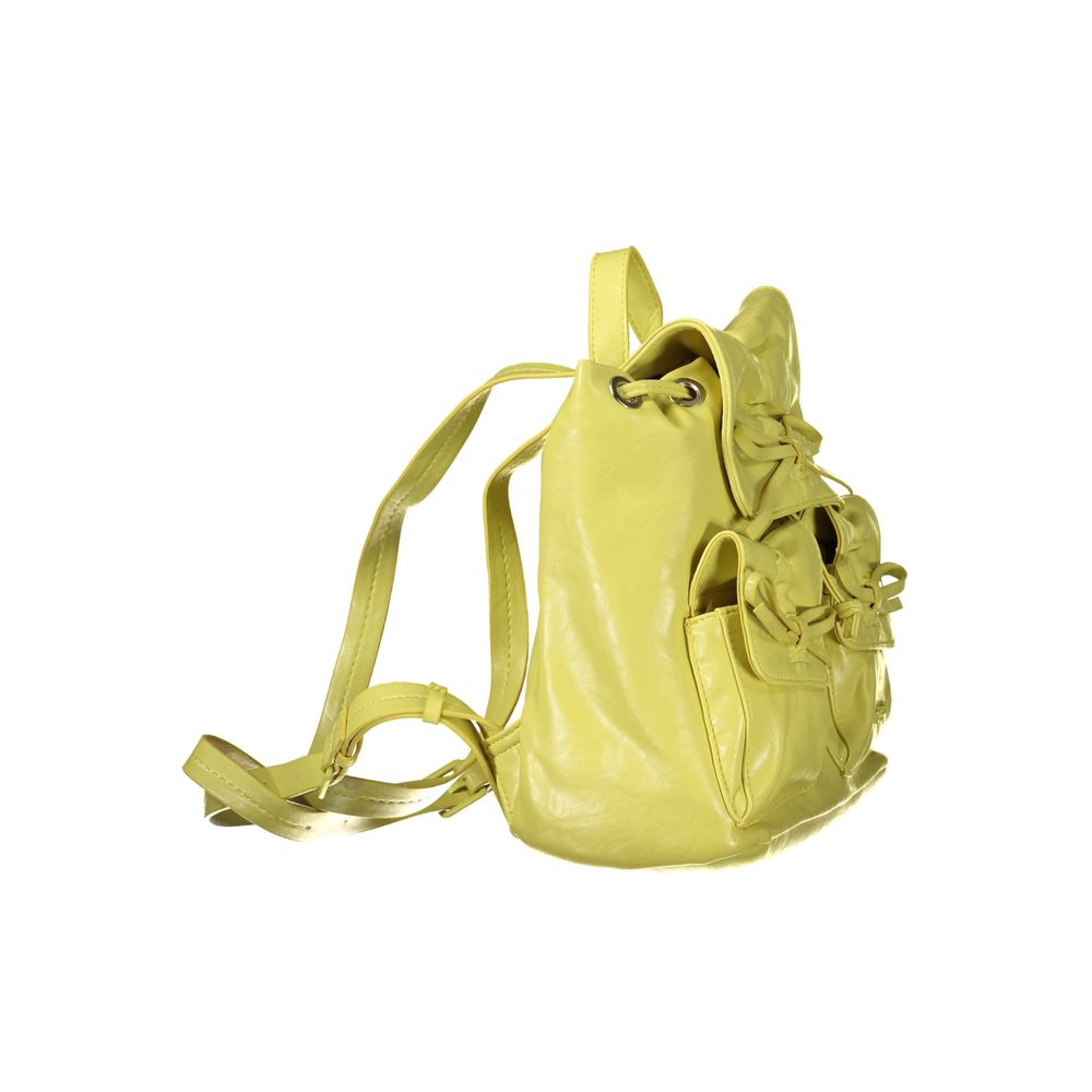 Desigual Gelber Rucksack aus Polyethylen