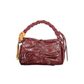 Desigual Burgunderfarbene Mini-Tasche aus Polyurethan für Damen