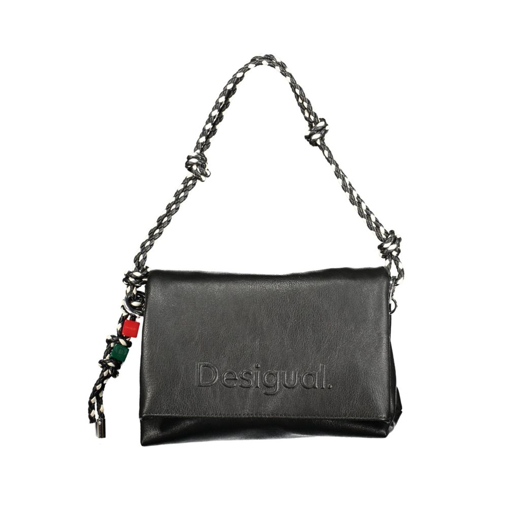 Desigual Schwarze Damen-Handtasche aus Polyurethan
