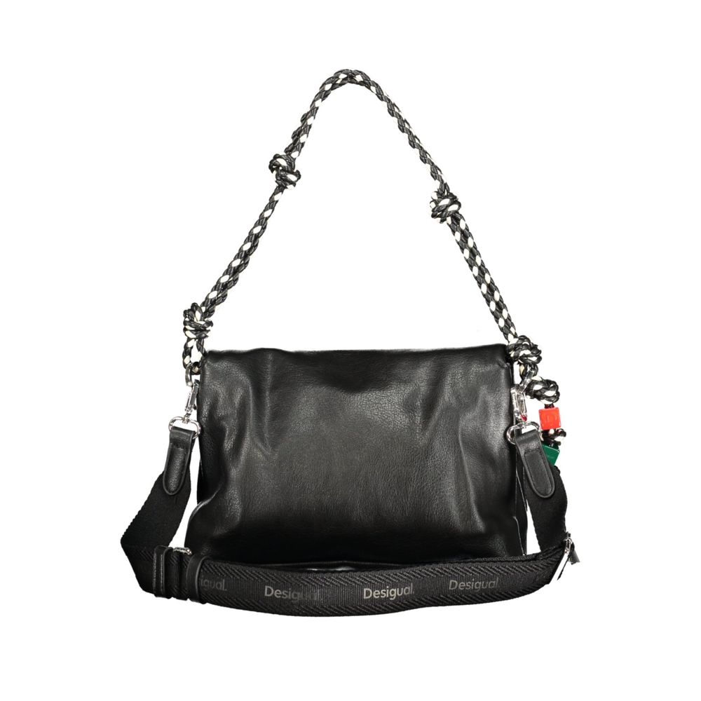 Desigual Schwarze Damen-Handtasche aus Polyurethan