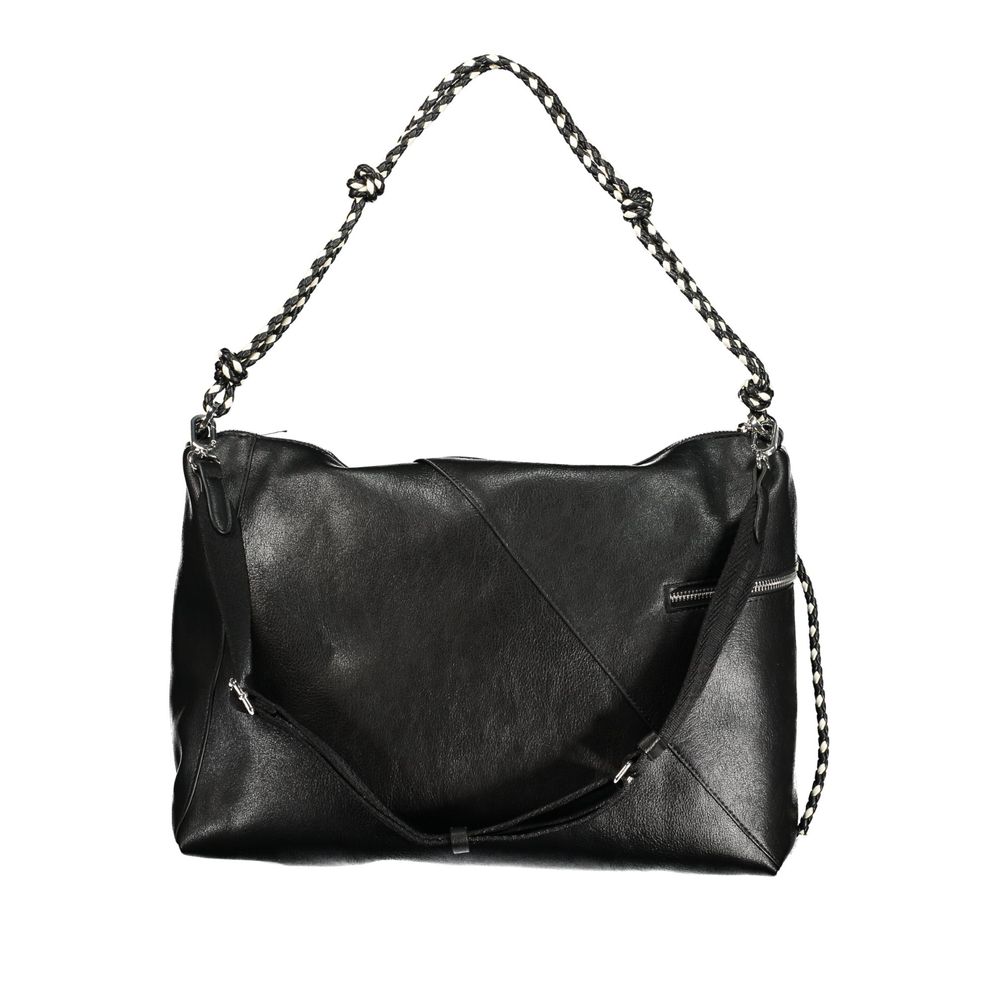 Desigual Schwarze Damen-Handtasche aus Polyurethan
