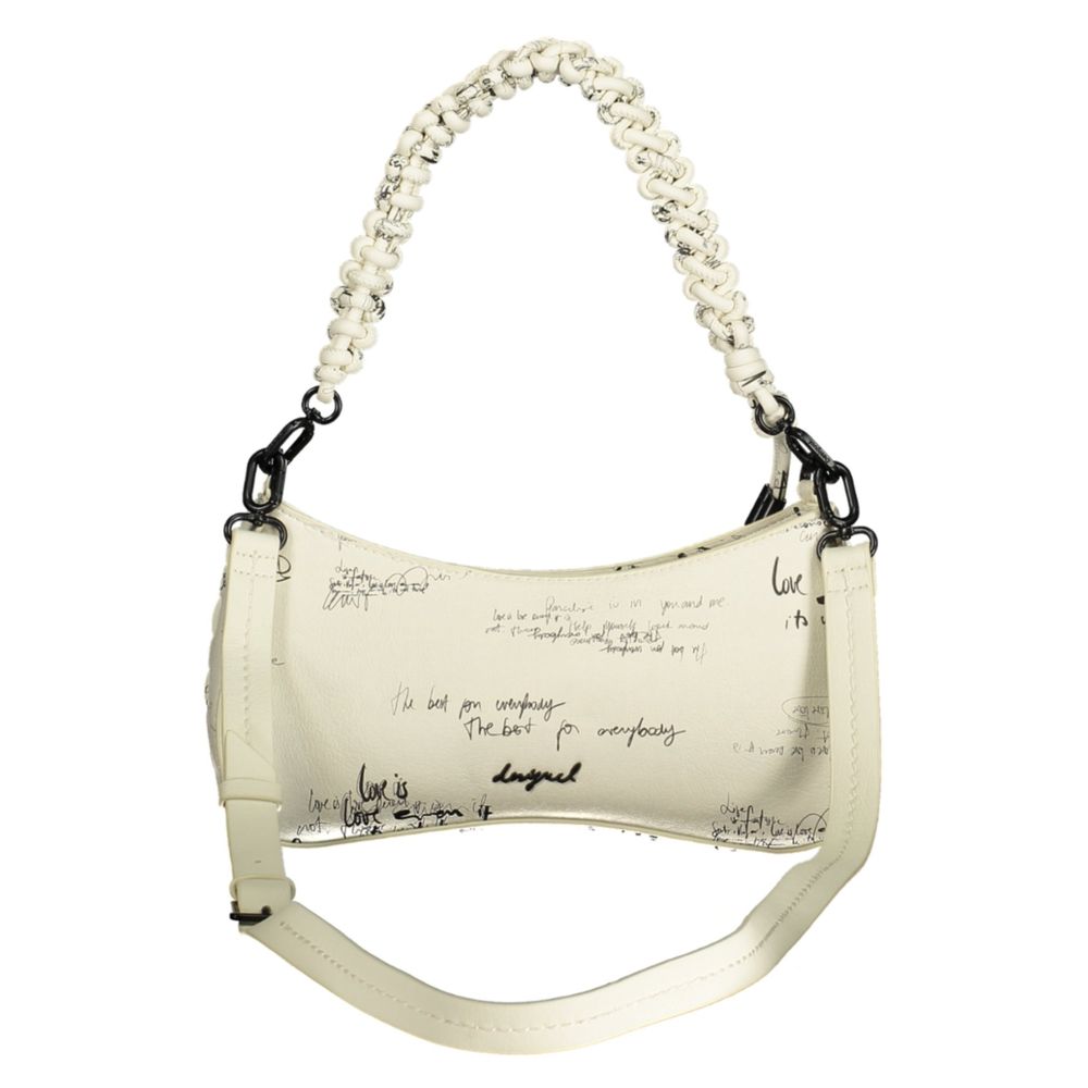 Desigual Bianco Polyurethan Handtasche für Damen