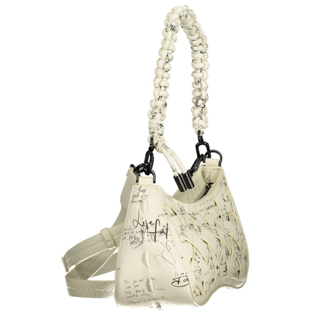 Desigual Bianco Polyurethan Handtasche für Damen