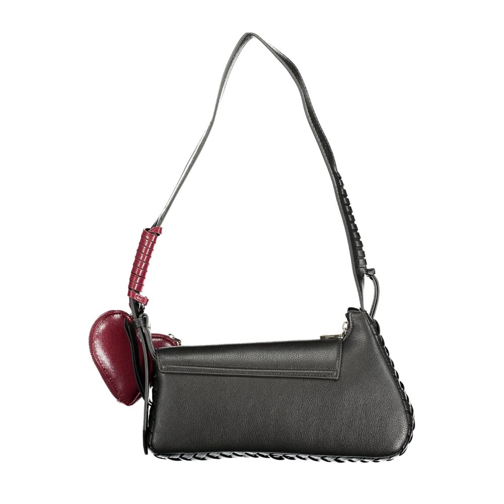 Desigual Schwarze Damen-Handtasche aus Polyurethan