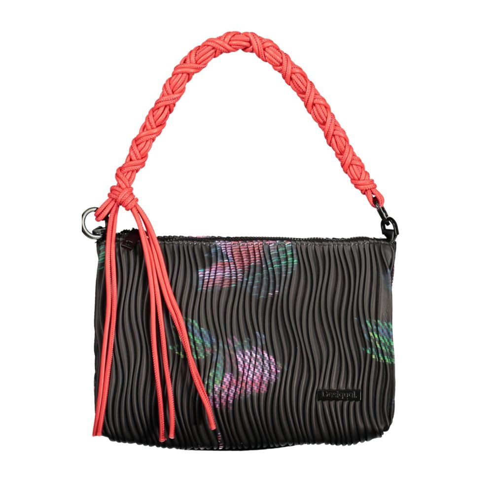 Desigual Schwarze Handtasche aus Polyethylen