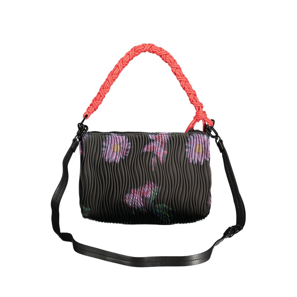 Desigual Schwarze Handtasche aus Polyethylen