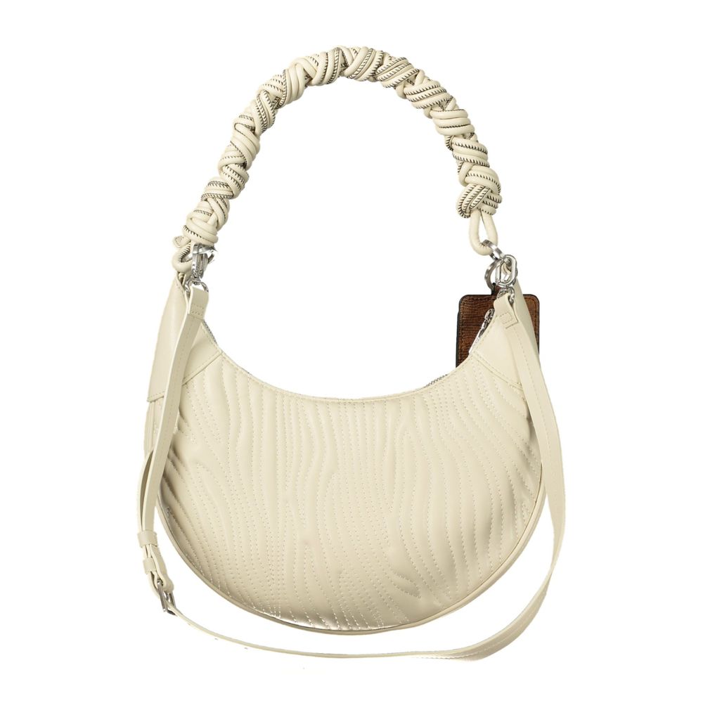 Desigual Bianco Poliuretano Damenhandtasche