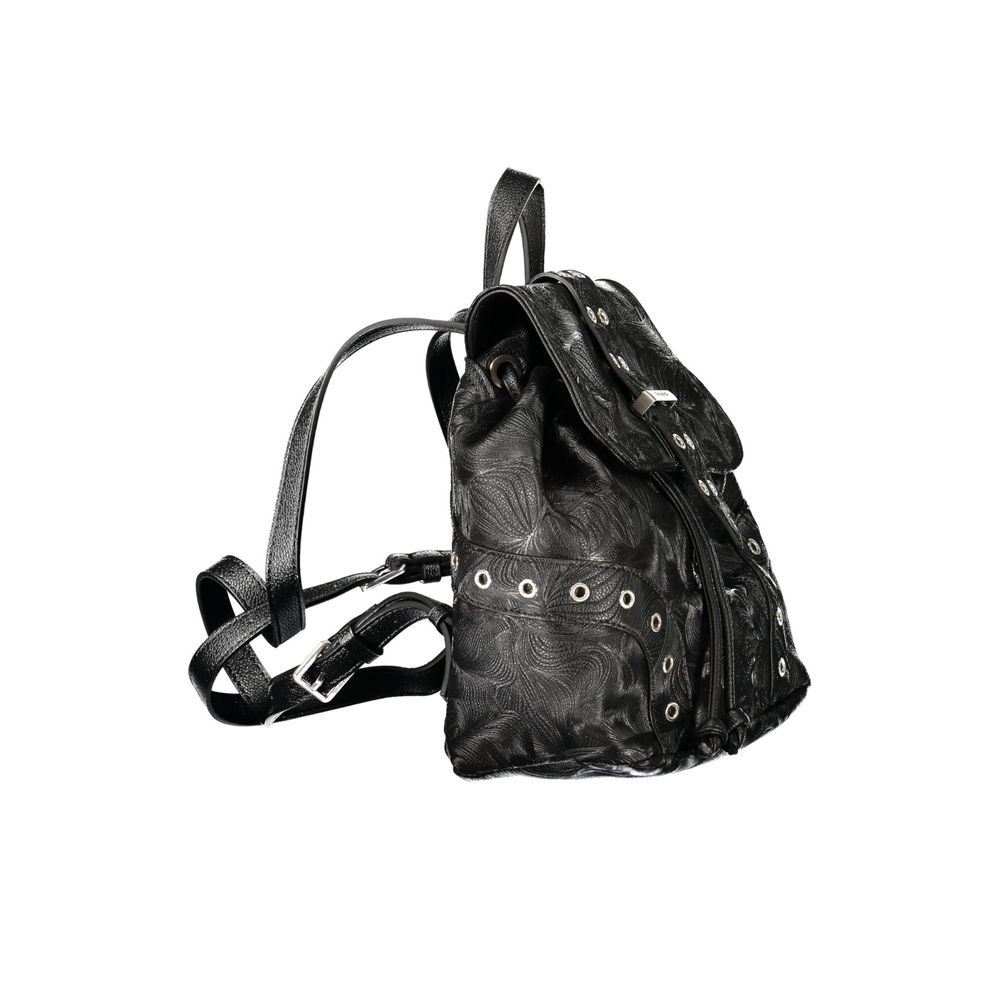 Desigual Schwarzer Rucksack aus Polyurethan für Damen