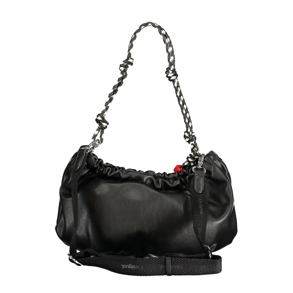 Desigual Schwarze Damen-Handtasche aus Polyurethan