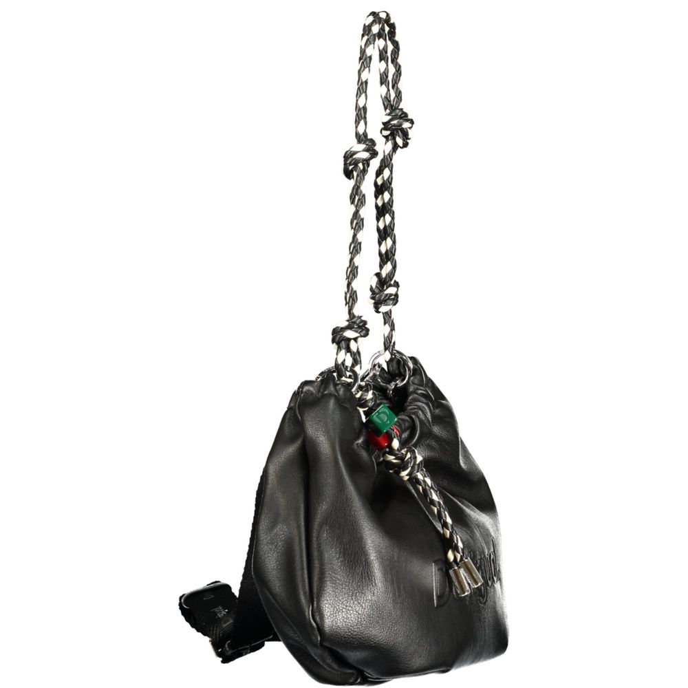 Desigual Schwarze Damen-Handtasche aus Polyurethan