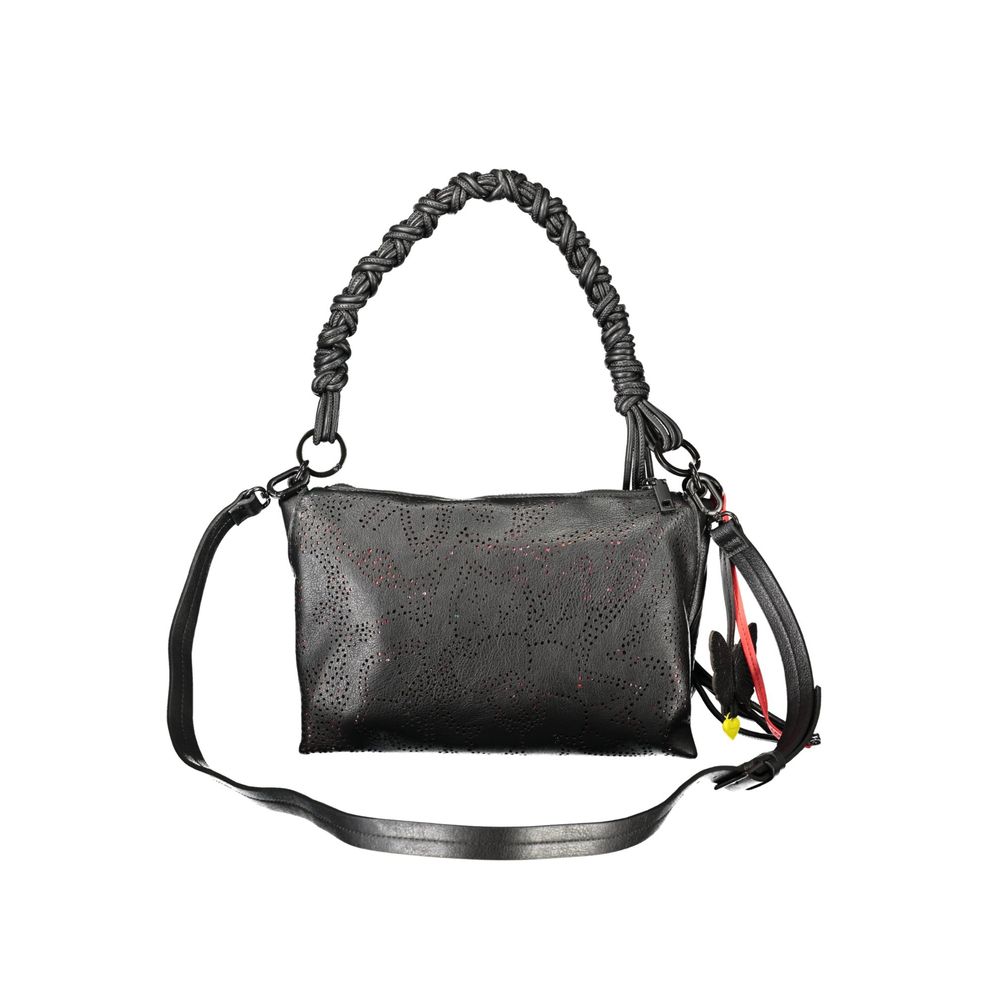 Desigual Schwarze Damen-Handtasche aus Polyurethan