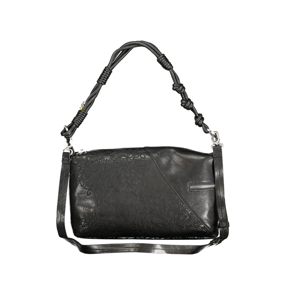 Desigual Schwarze Damen-Handtasche aus Polyurethan