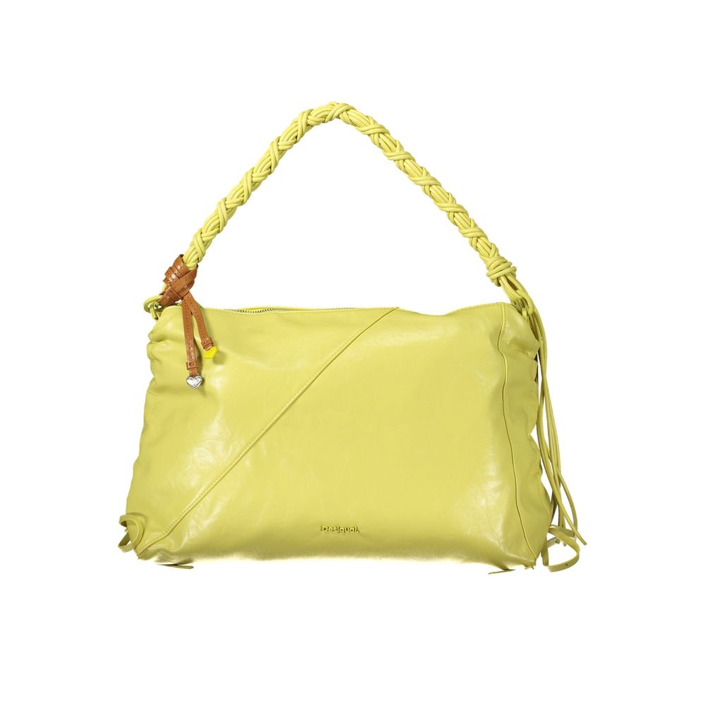 Desigual Gelbe Handtasche aus Polyethylen