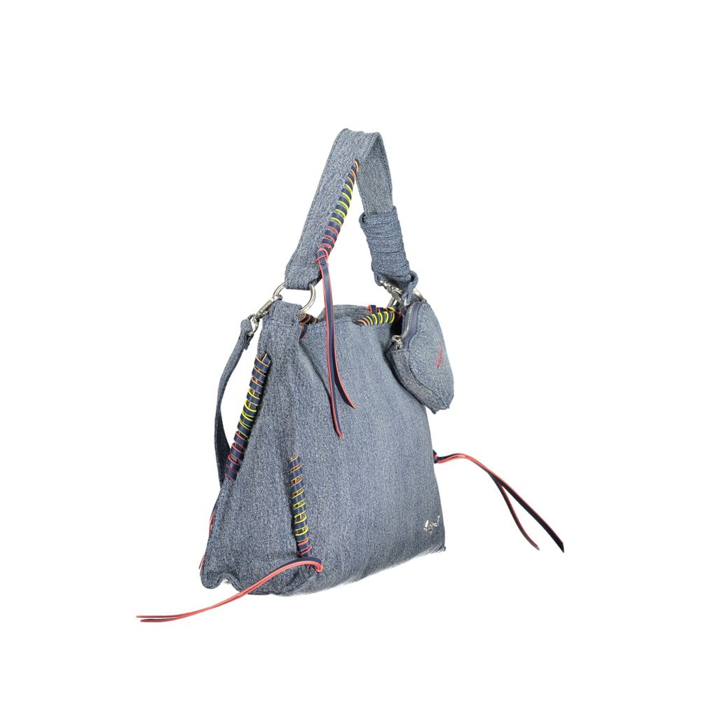 Desigual Azzurro Baumwoll-Damen-Tasche