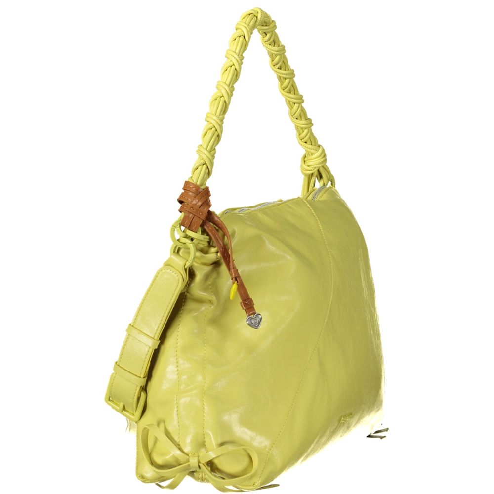 Desigual Gelbe Handtasche aus Polyethylen