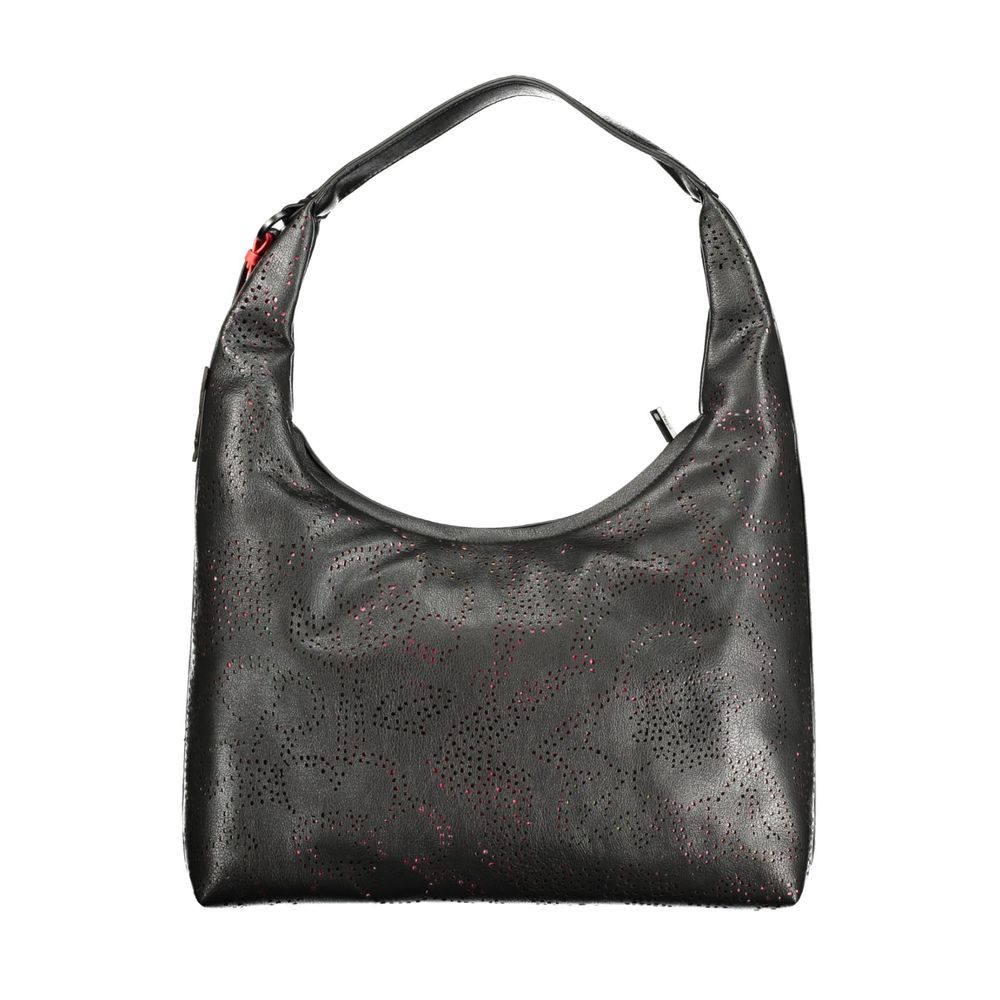 Desigual Handtasche aus schwarzem Polyurethan für Damen