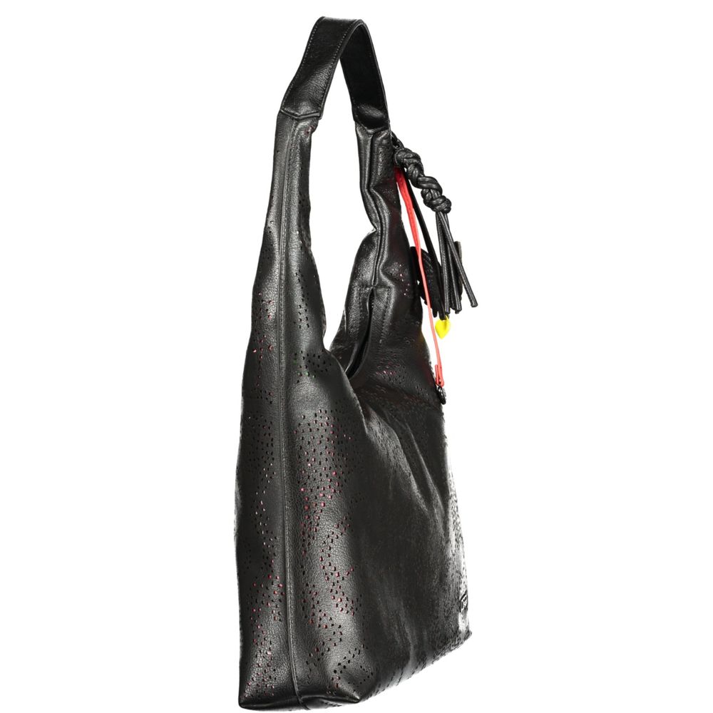 Desigual Handtasche aus schwarzem Polyurethan für Damen