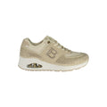 Laura Biagiotti Damen Sneaker aus Beige Polyurethan