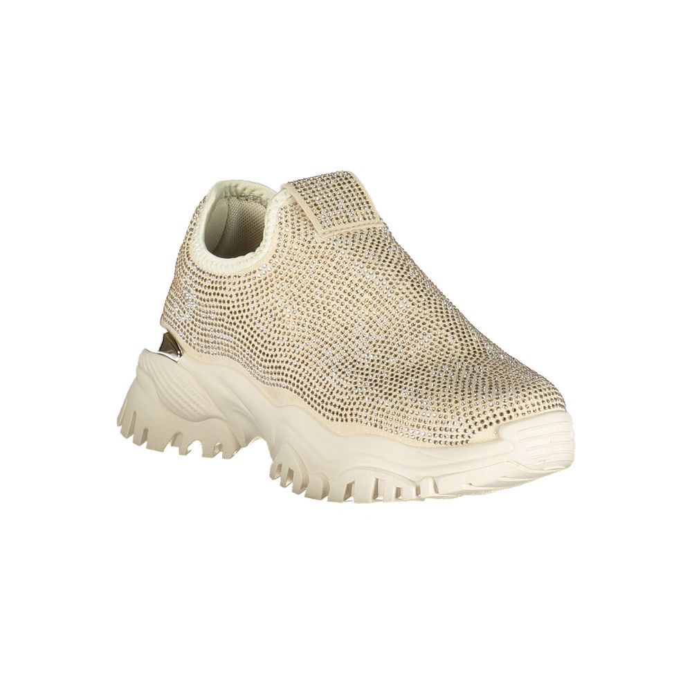 Laura Biagiotti Women's Beige Polyurethane Sneakers